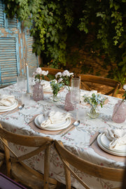 מפה שיבולים ורוד מרובע