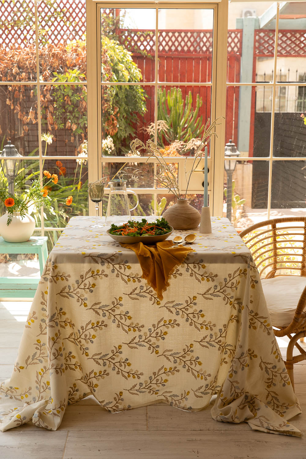 מפה שיבולים צהוב