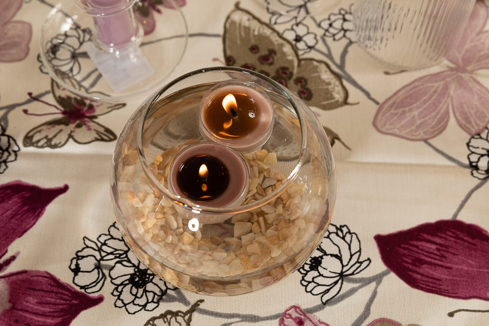 אבנים דקורטיביות כתום