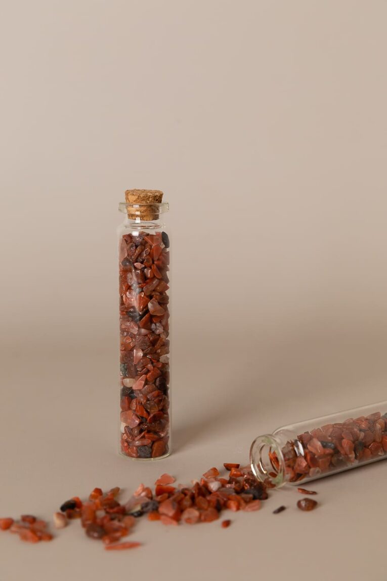 אבנים דקורטיביות כתום