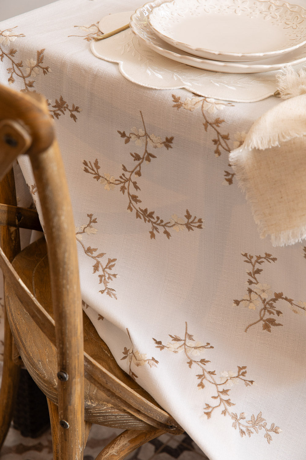 מפה גבעולים מוקה עגול