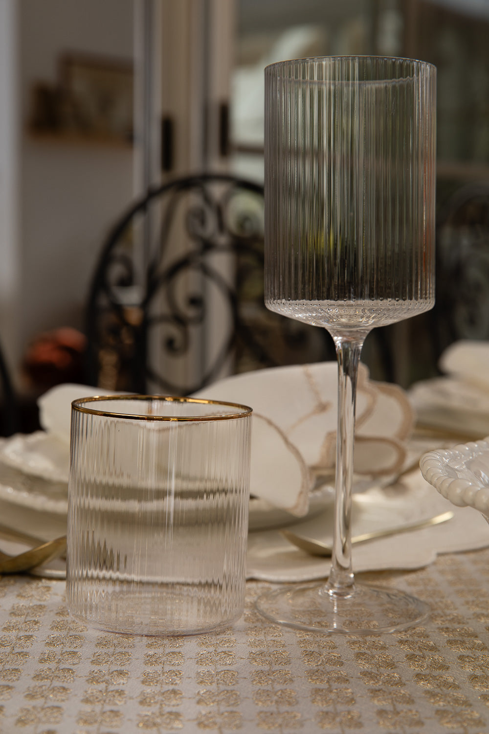 מפה ואן קליף זהב עגול