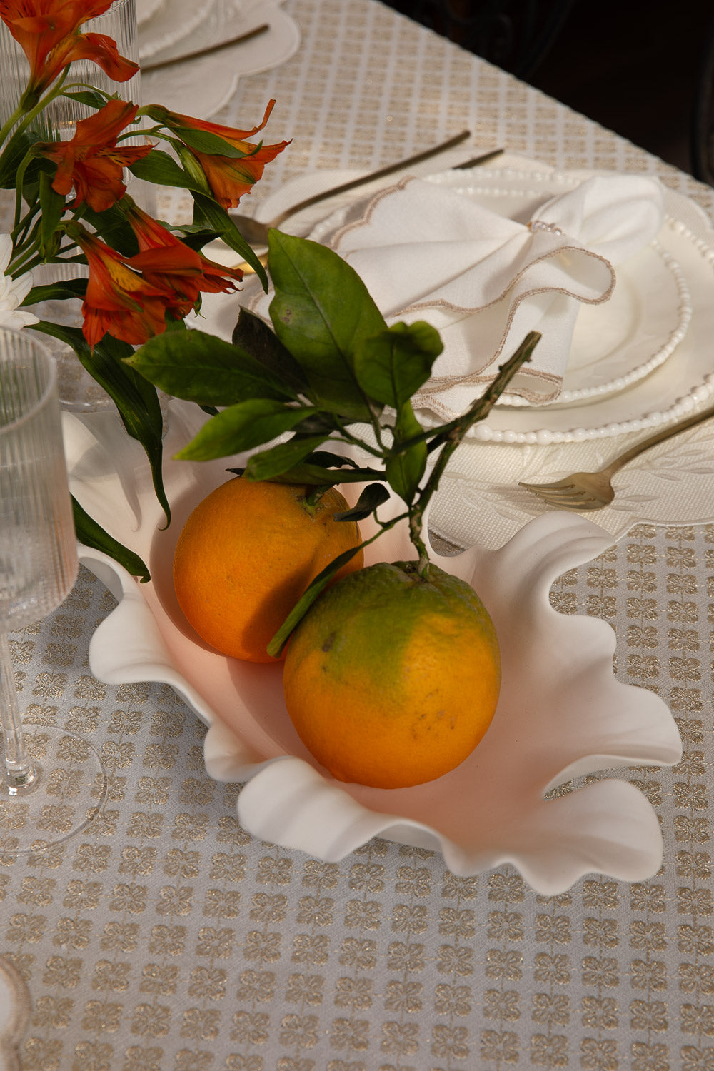 מגשי קרמיקה בל לבן