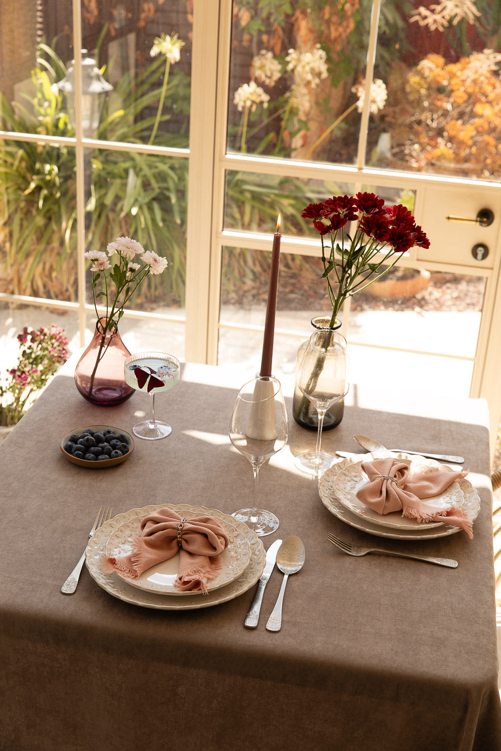 מפית פרנזים ורוד | 4 יחי'