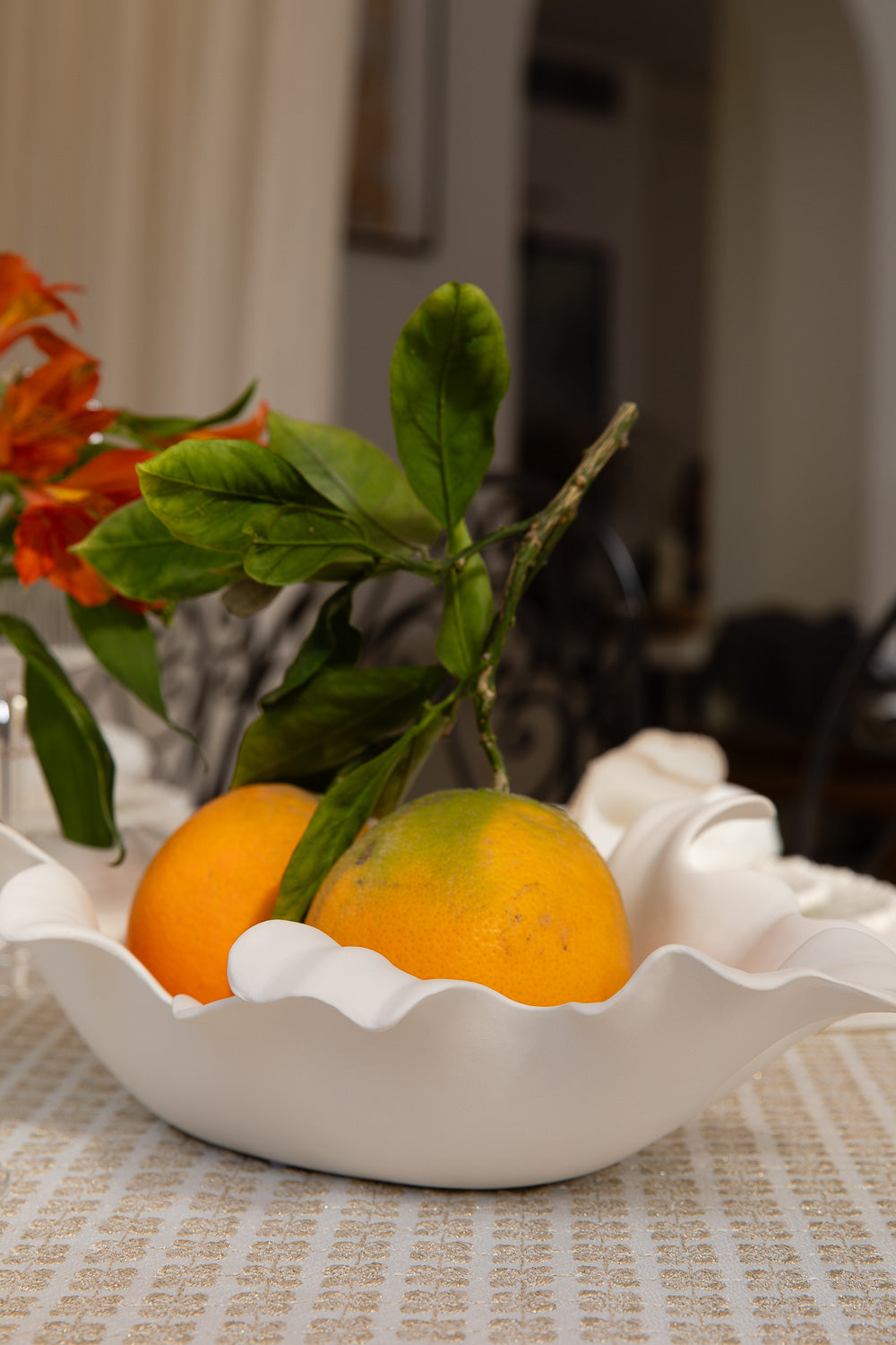 מפה ואן קליף זהב עגול