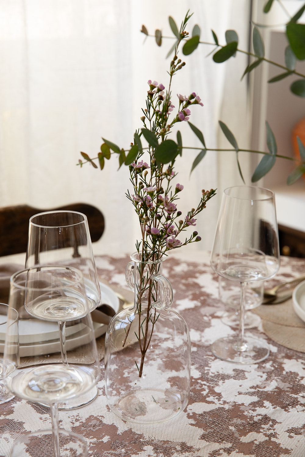 מפה סופט ורוד עתיק מרובע