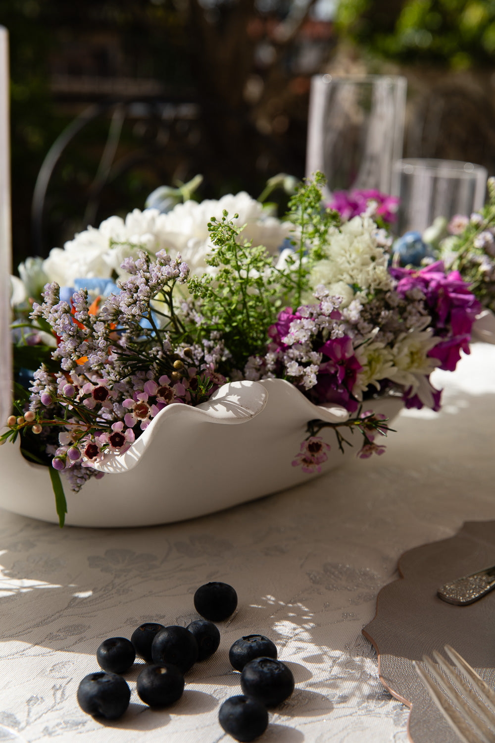 מגשי קרמיקה בל לבן