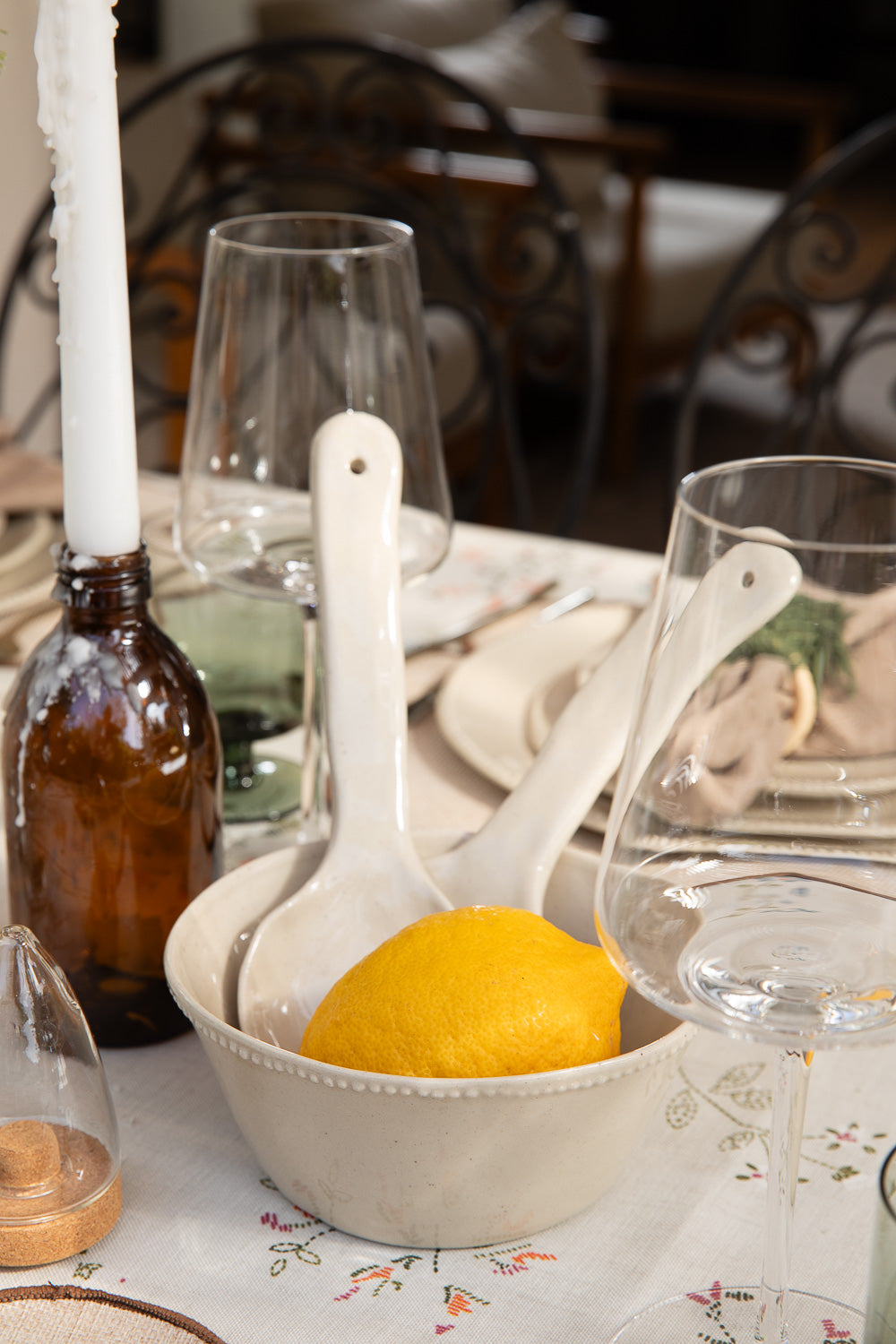 מזלג הגשה בון ציינה קרם