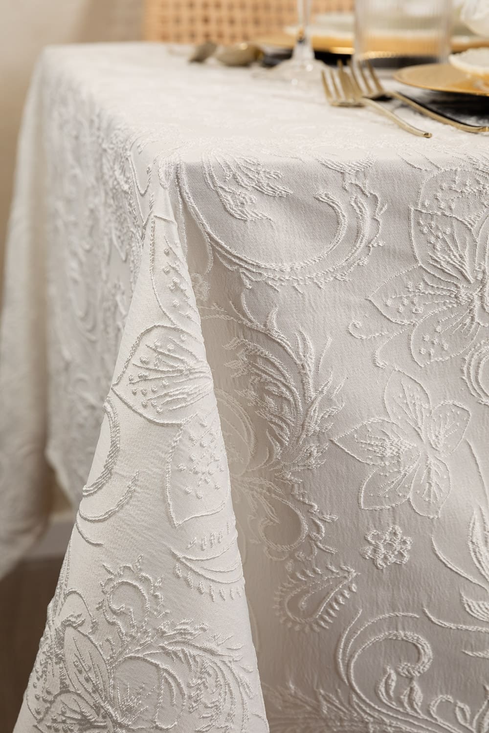 מפה ונילה עגול