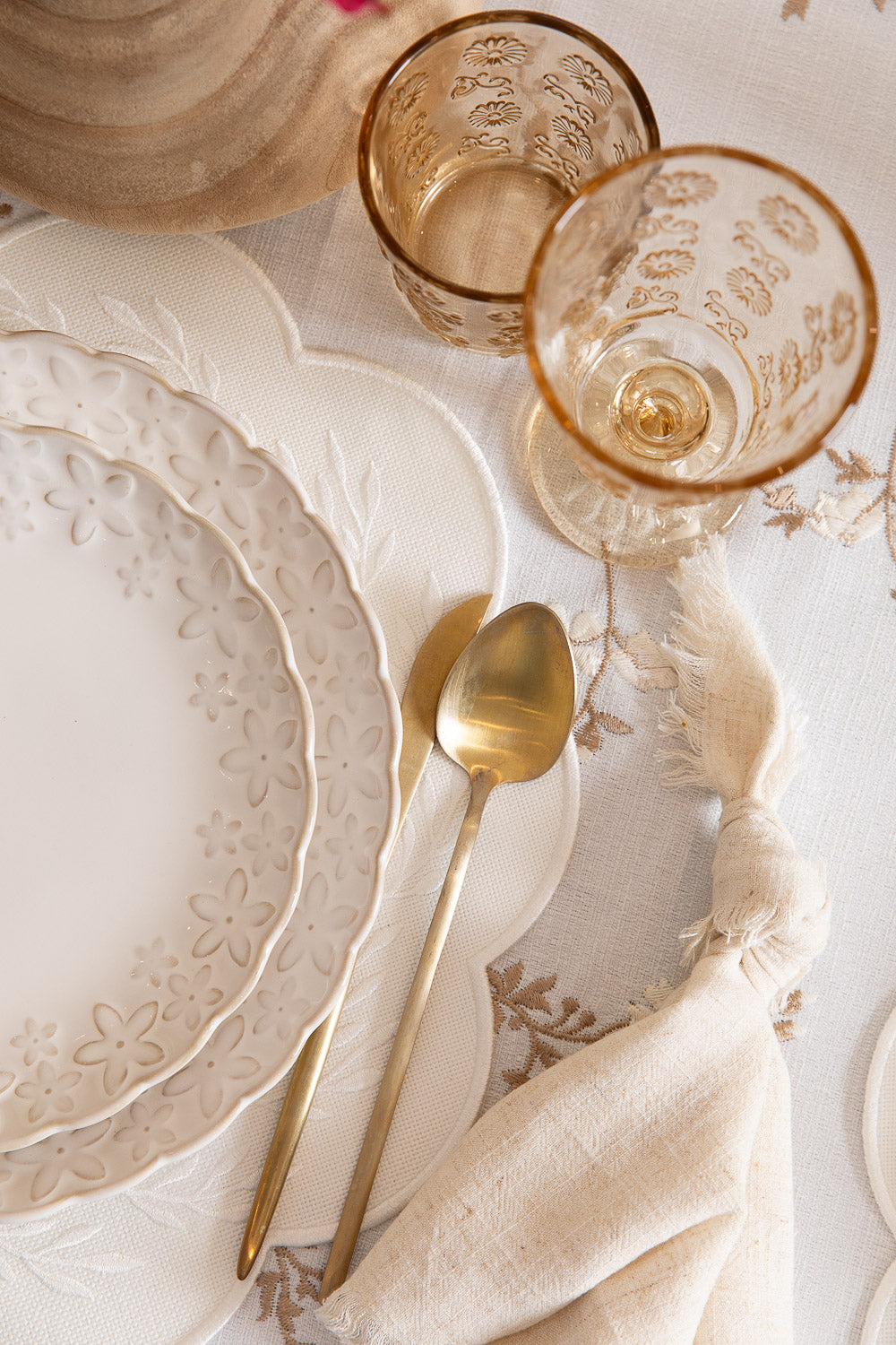 מפה גבעולים מוקה מרובע