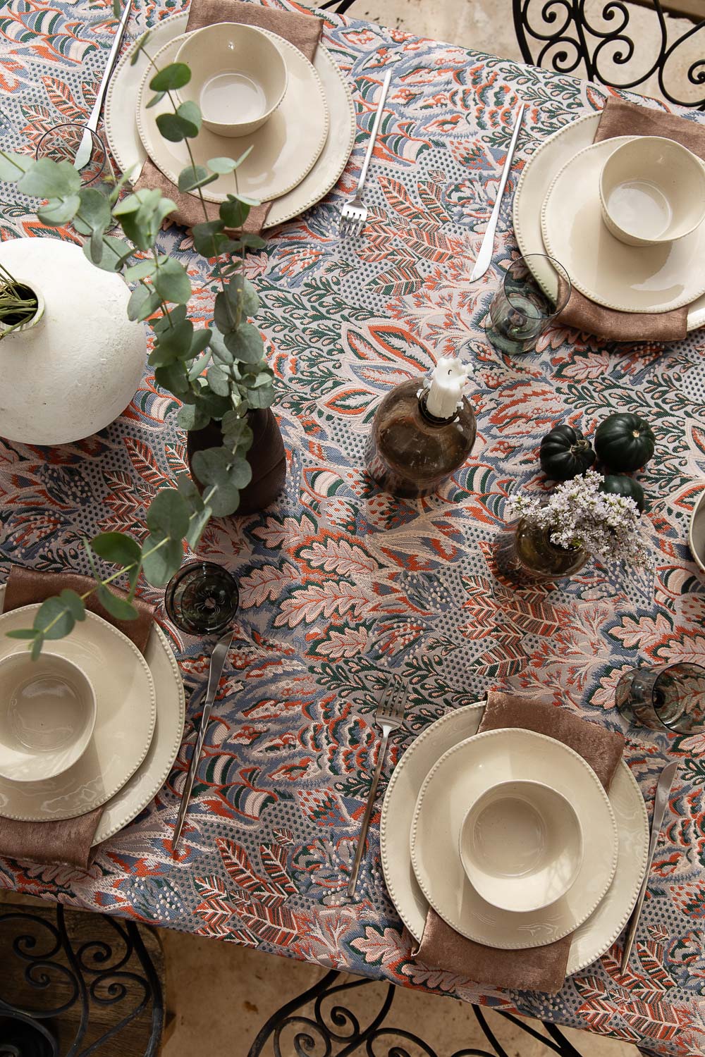 מפה סוואנה עגול