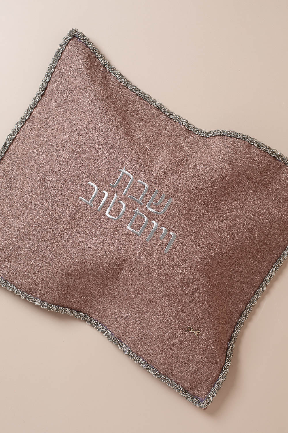 כ. חלה פשתן ורוד צמה