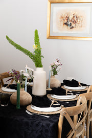 מפה קטיפה שחור מאוייר מרו