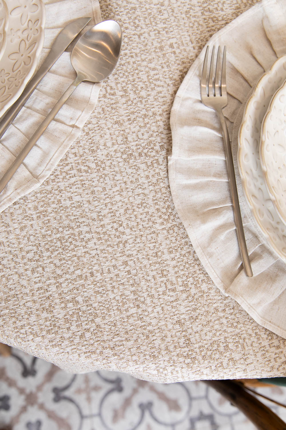 לינן קפה מרובע