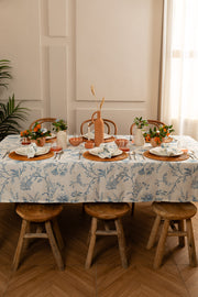 מפה קנבס סנטוריני עגול