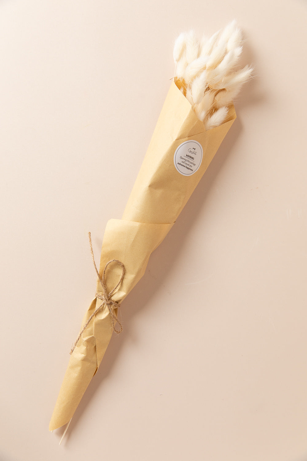 זר זנב ארנב לבן