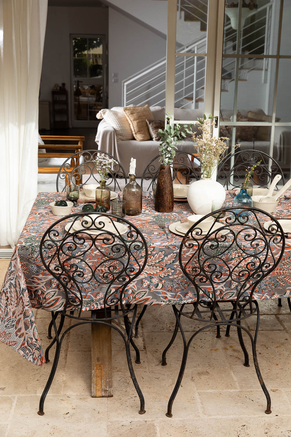 מפה סוואנה עגול