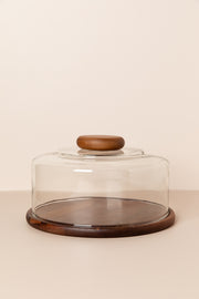 פעמון לעוגה מכסה זכוכית