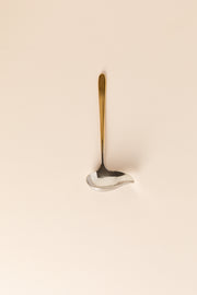 מצקת רוטב נירוסטה זהב