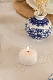 מפה אניס לבן עגול