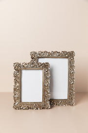 מסגרת לתמונה מתכת עלים