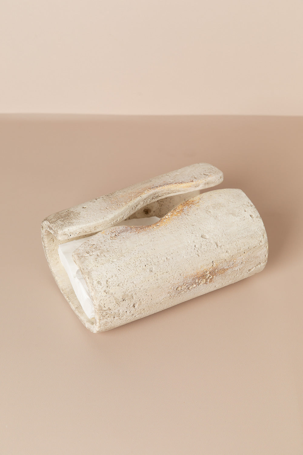 קופסת טישו שיש מעוגל