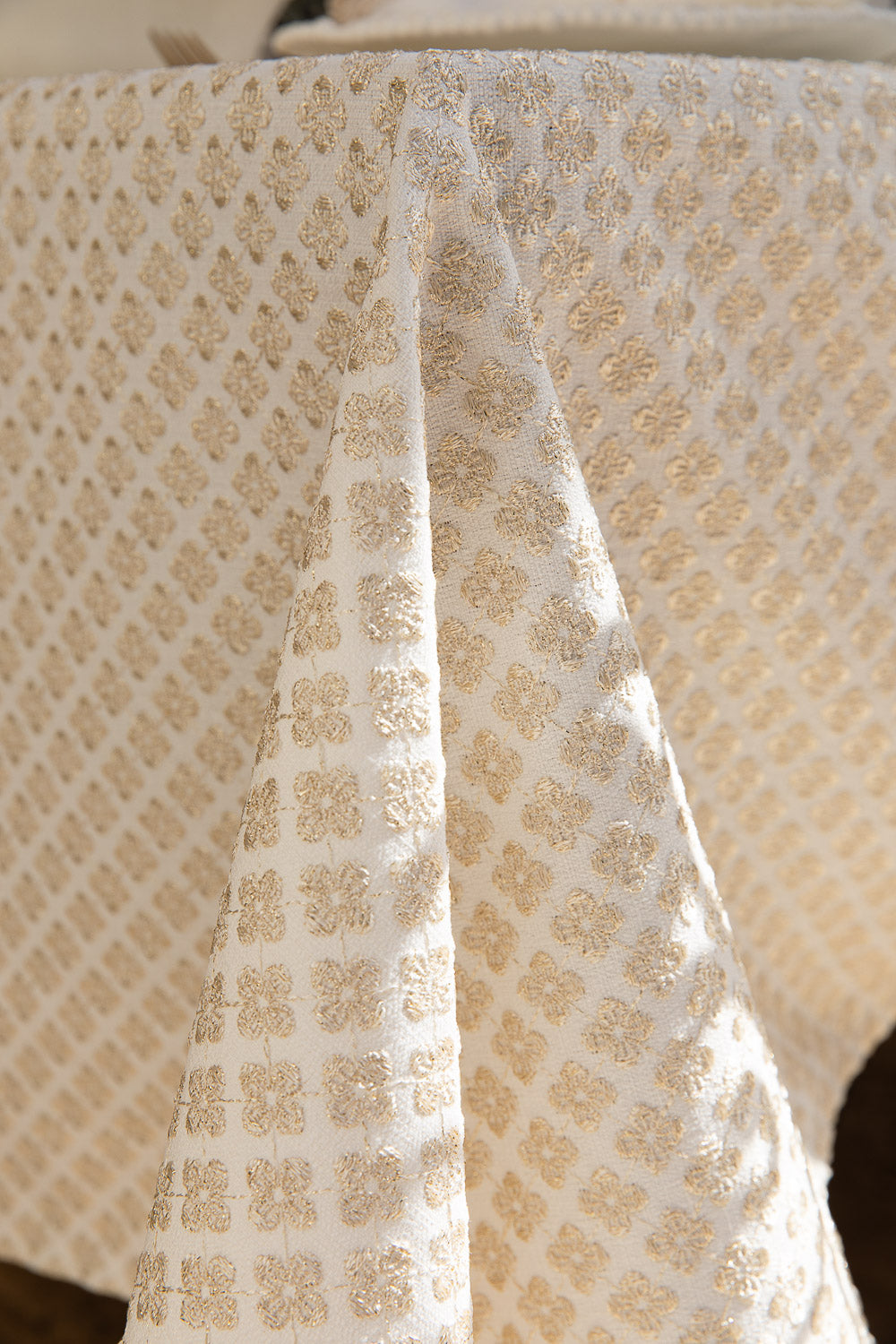 מפה ואן קליף זהב עגול