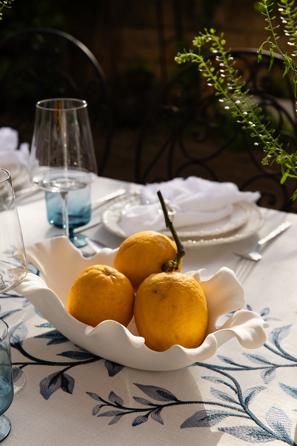 מגשי קרמיקה בל לבן