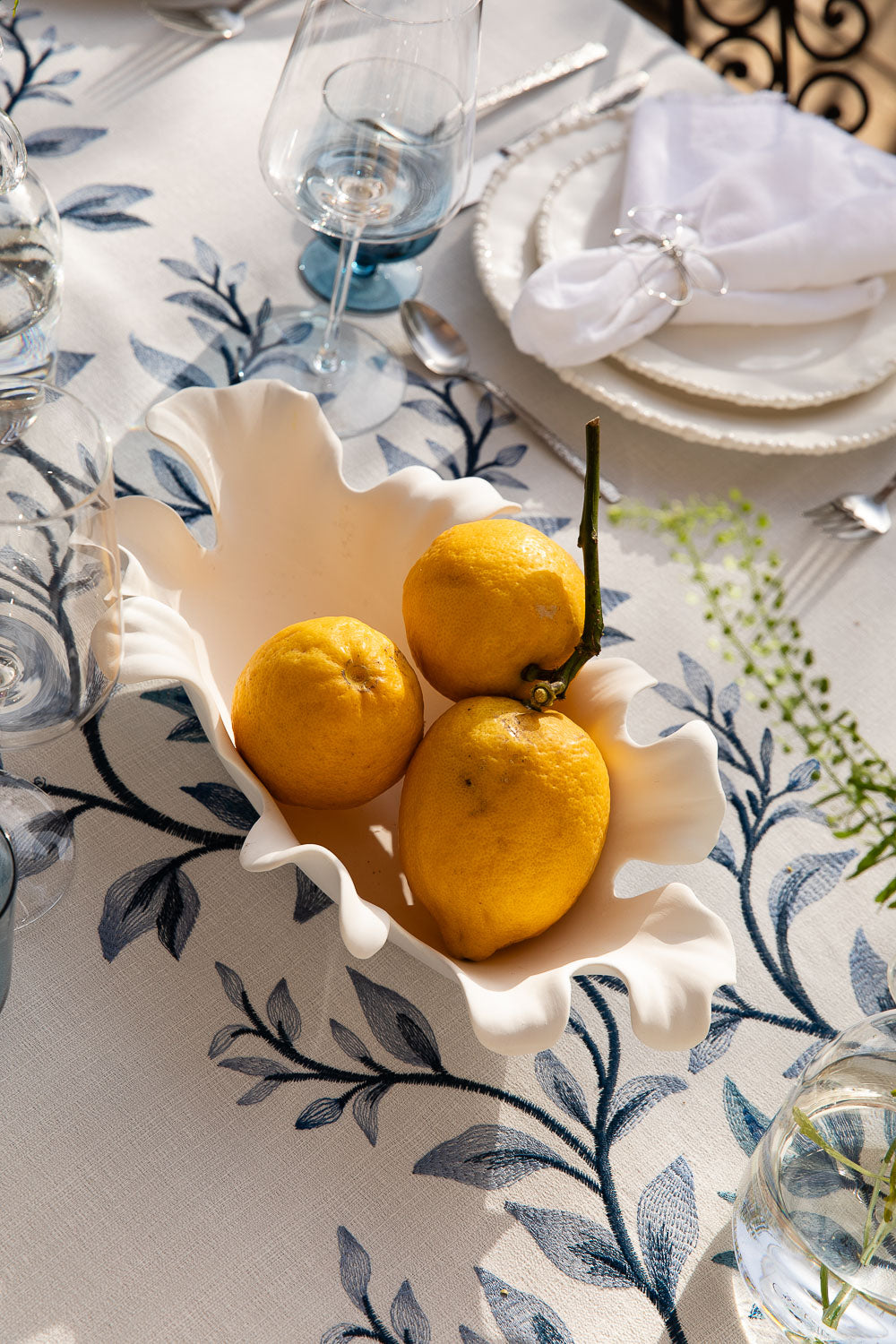 מגשי קרמיקה בל לבן