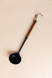 כלי ששת מצקת עץ וסיליקון