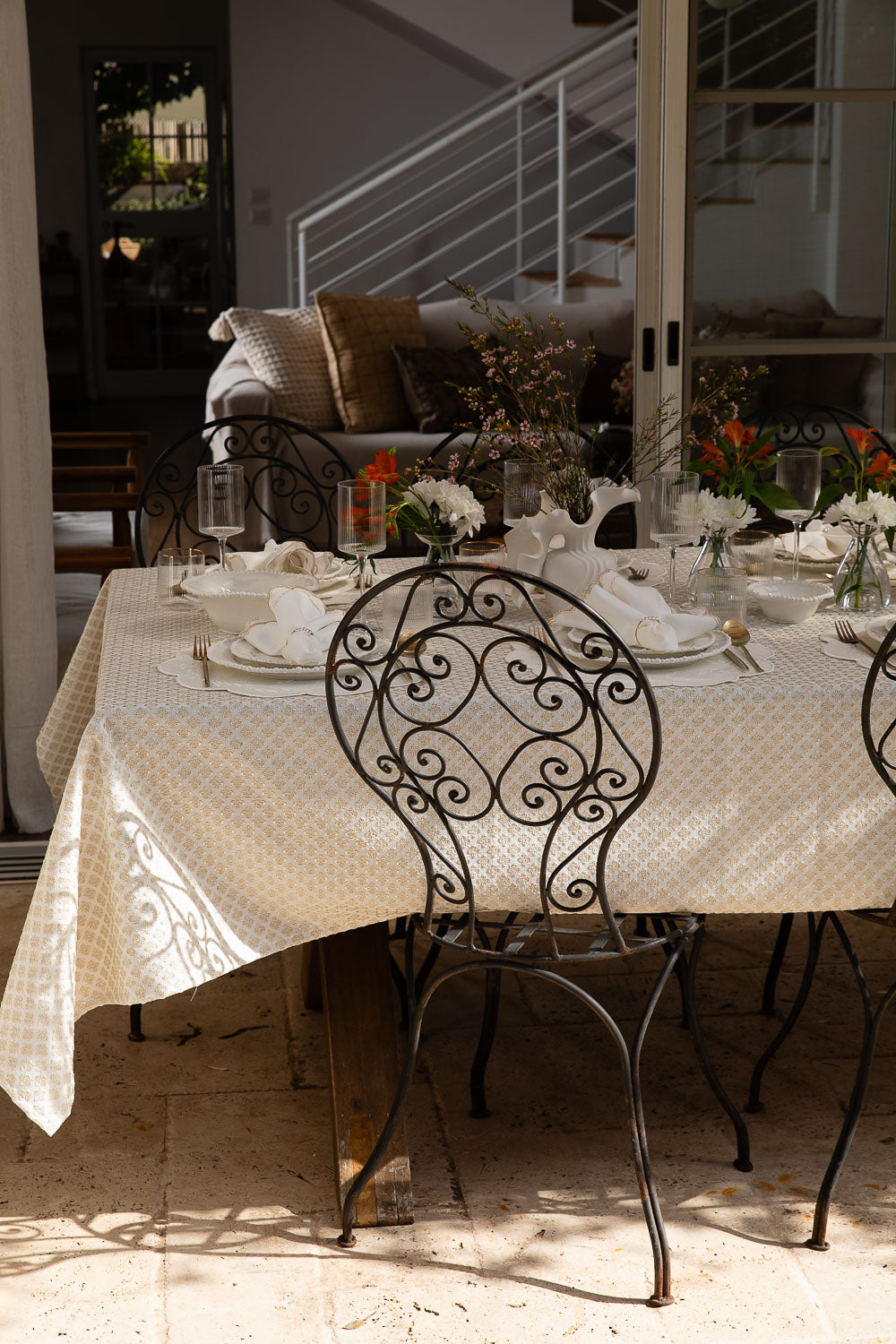 מפה ואן קליף זהב מרובע