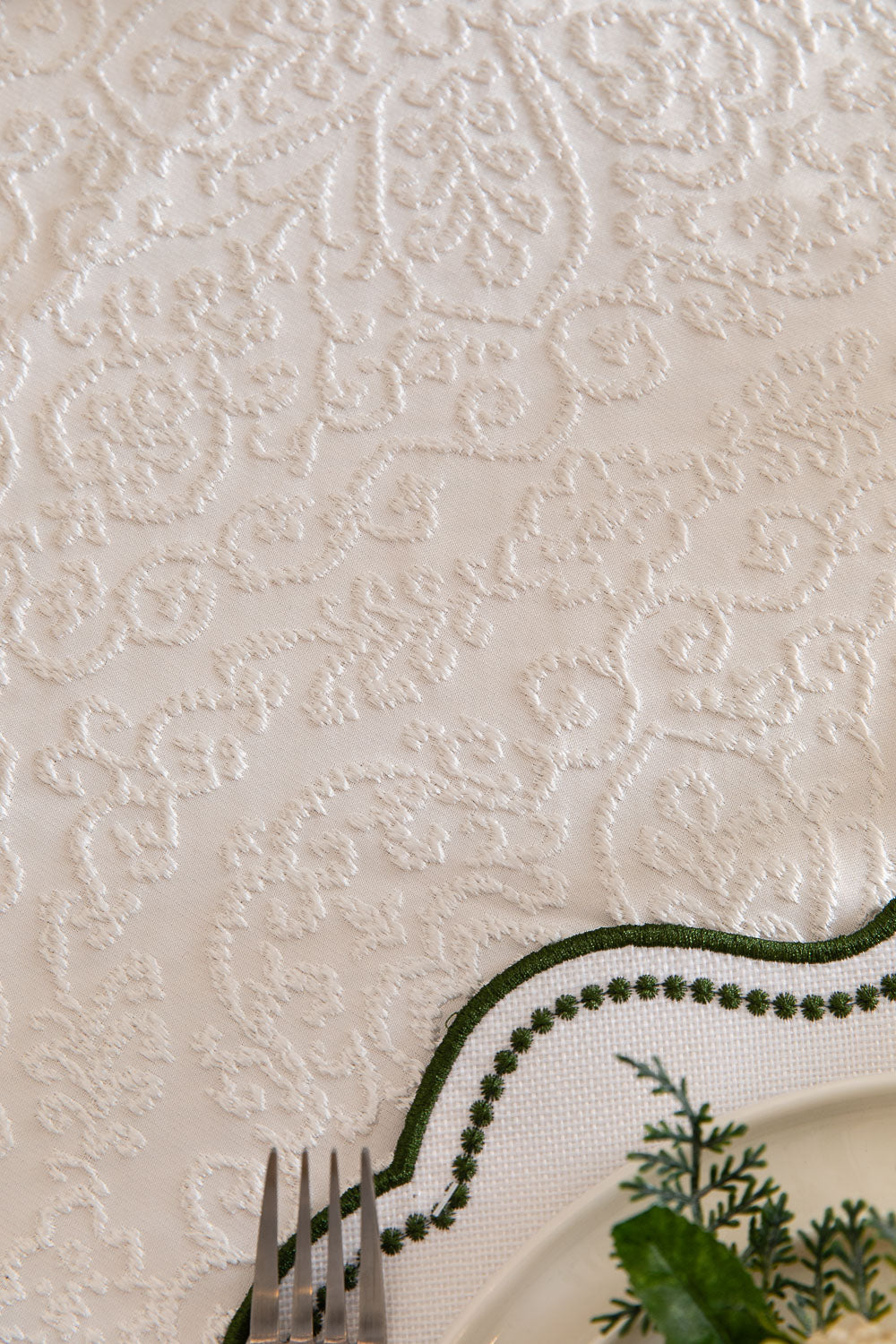 מפה מרסיי לבן מרובע