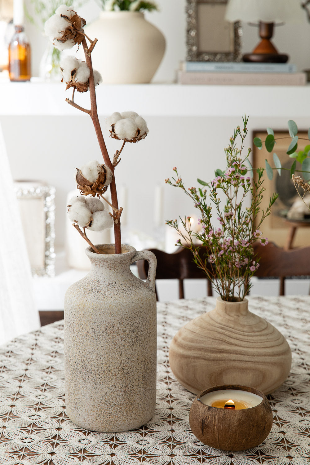 מפה קרושה לבן מוזהב