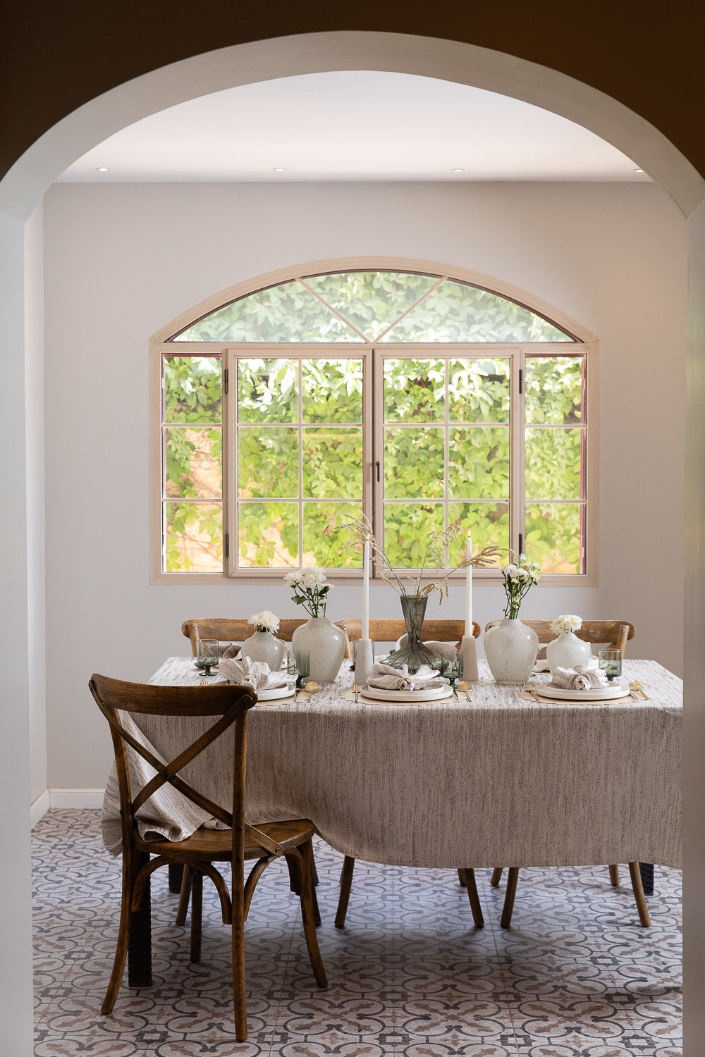 מפה ונציה זהב בהיר מרובע