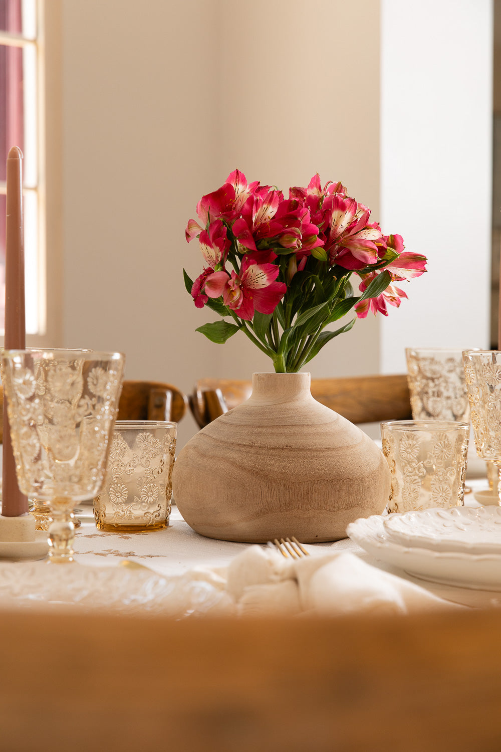 מפה גבעולים מוקה עגול