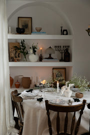 מפה עלים סרוגים פנינה מרובע