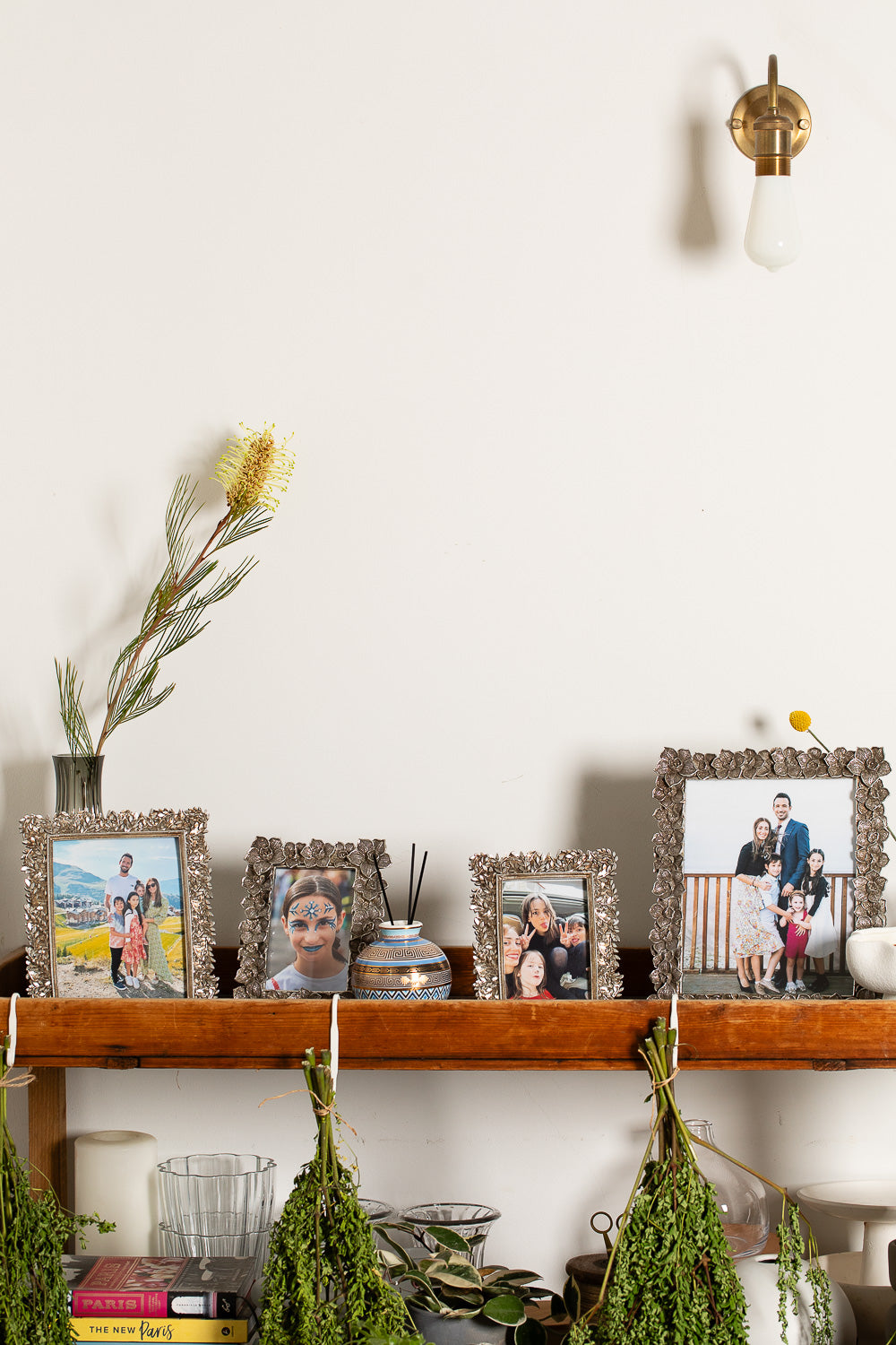 מסגרת לתמונה מתכת פרחים