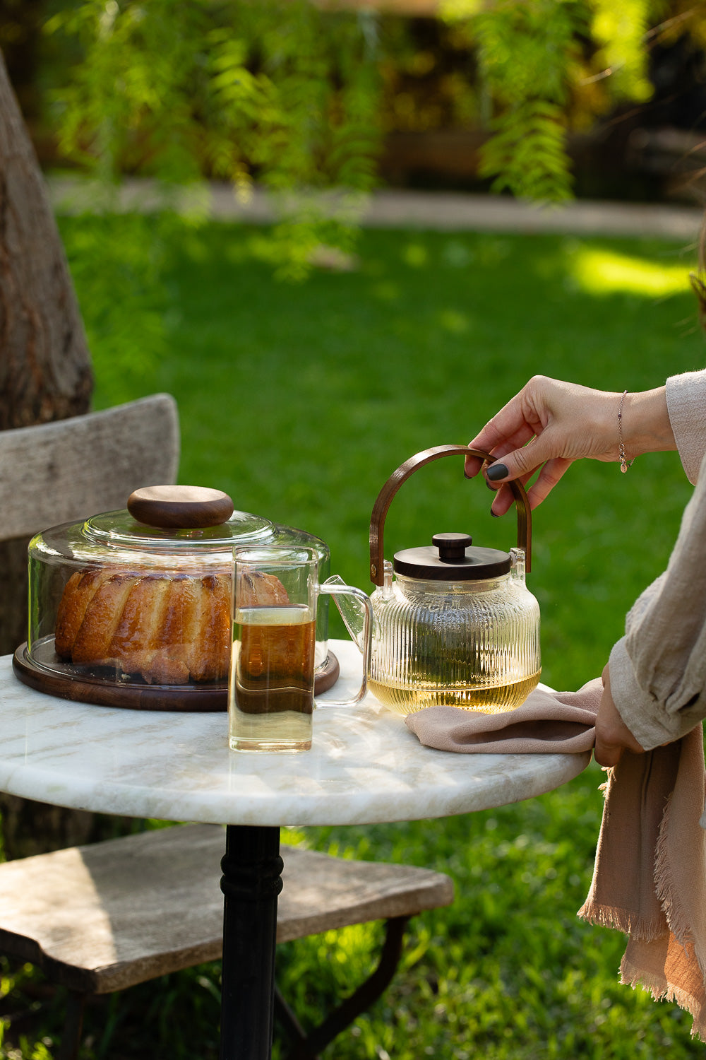 קנקן תה פסים