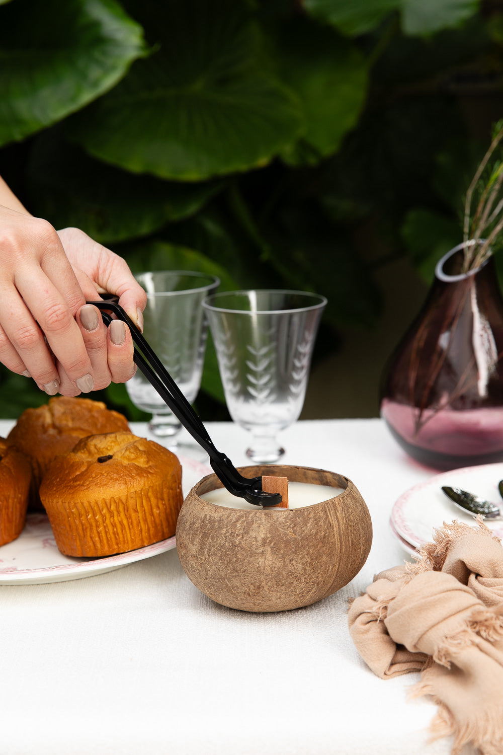 נר קוקוס ריחני