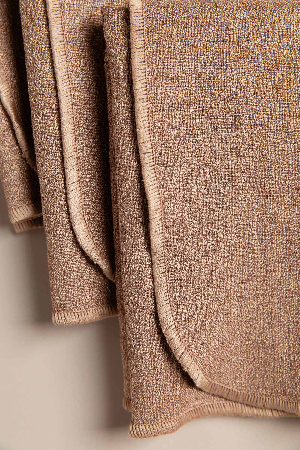 מפית פשתן מדוגם מעושן