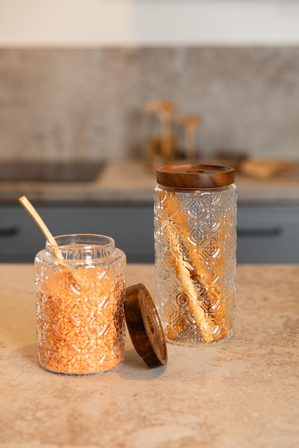 Glass Canisters