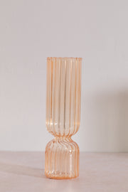 אגרטל פסים כתום פסטל