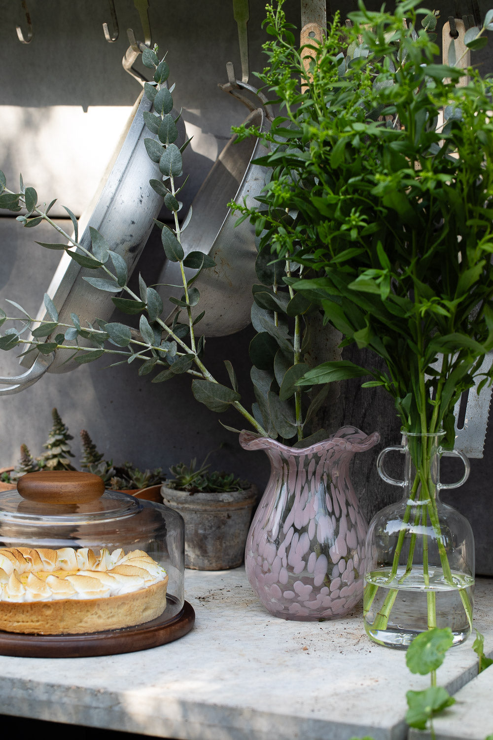 פעמון לעוגה מכסה זכוכית