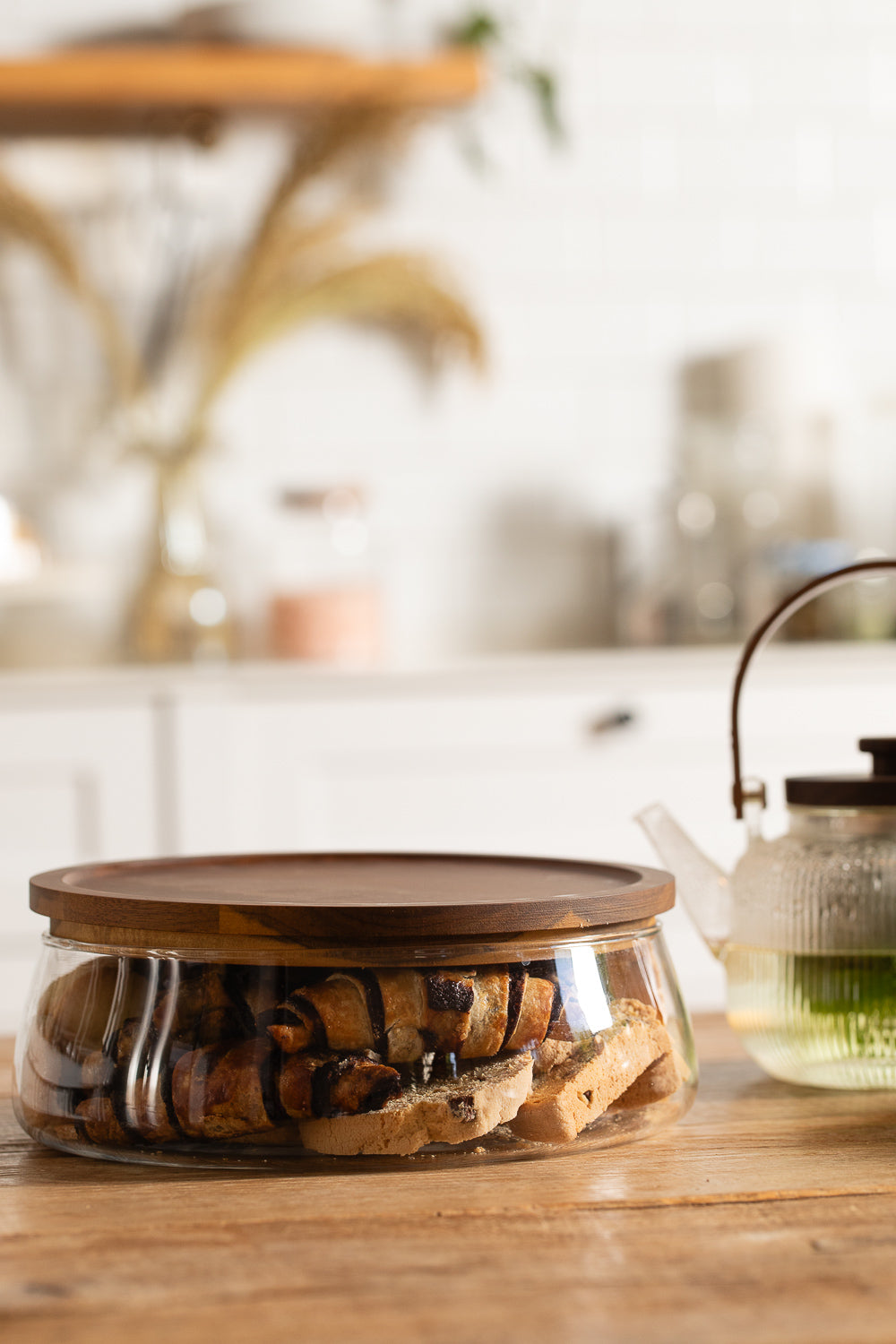 צנצנת עוגיות עץ