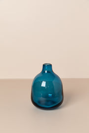 אגרטל זכוכית כחול